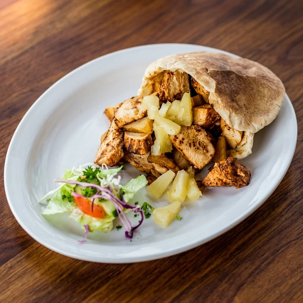 The signature Montfort chicken plate served at Montfort Mediterranean Grill in Ancaster
